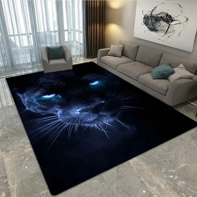 Tapis De Chambre - 3D Black Panther