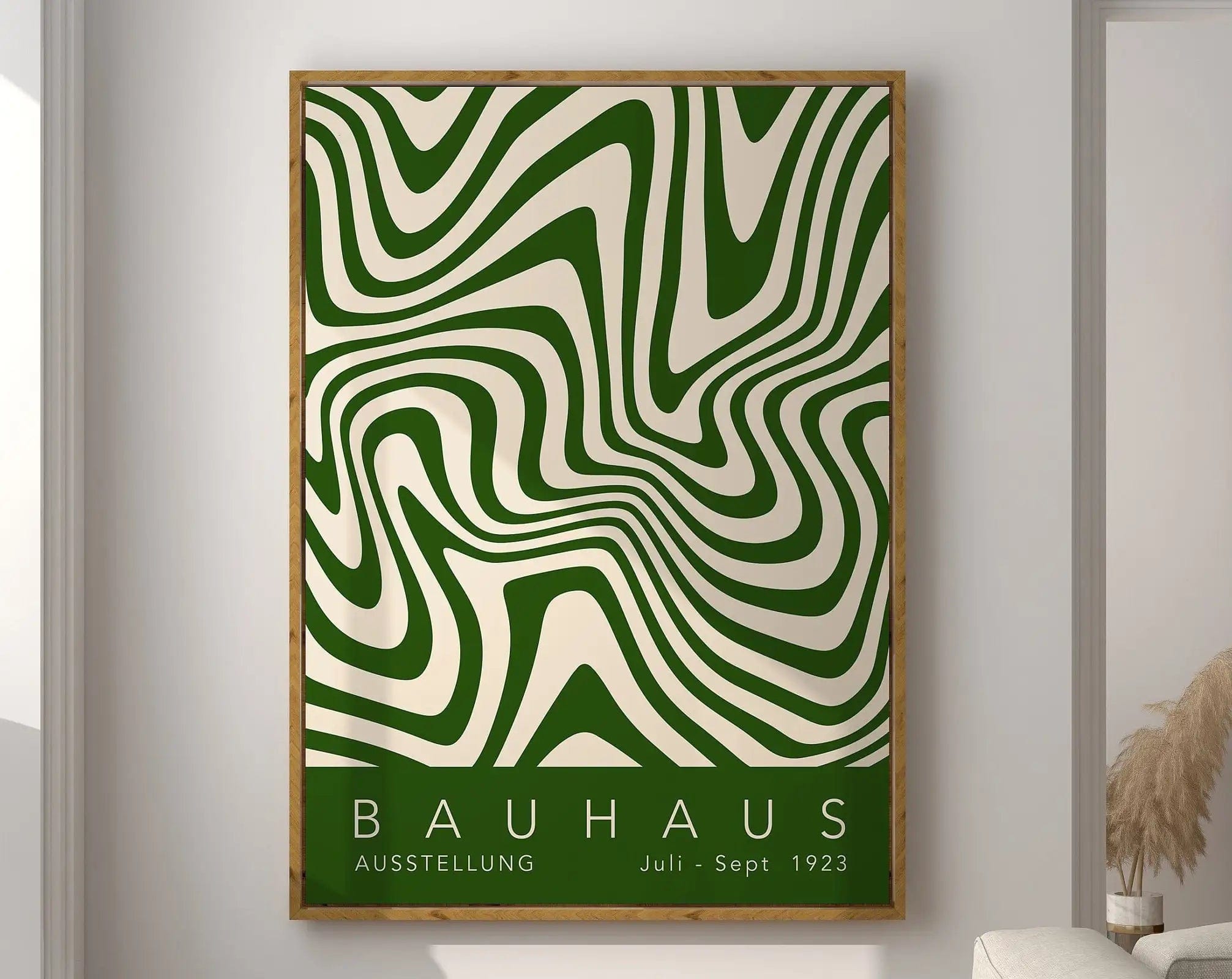 Affiche Moderne Salon Bauhaus