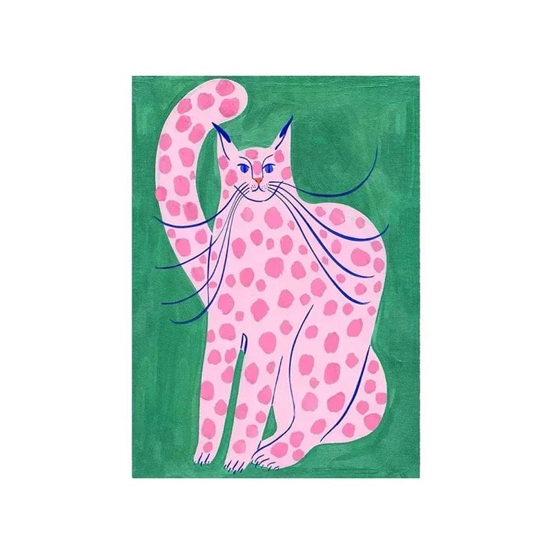 Canvanation CC353-QD / 160x230cm Tapis De Chambre - Animaux De La Jungle Abstrait