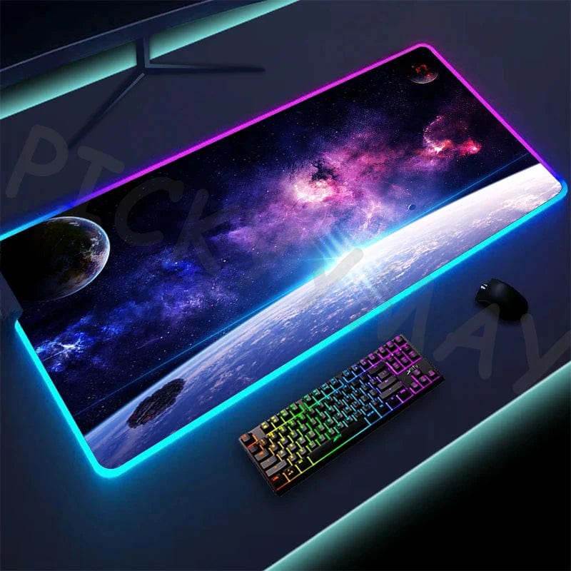 Canvanation SPA001 (2) / 400x900x3mm Tapis De Souris - Univers RGB Gaming