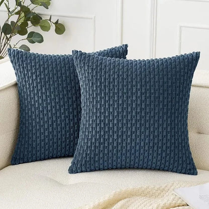 Canvanation Bleu / 45x45cm Housse de Coussin Élégante et Confortable