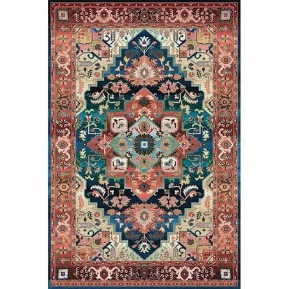 Canvanation Lint-free17 / 120x160cm 47x63in Tapis Berbère rectangulaire rétro moderne – Impression 3D, antidérapant & absorbant