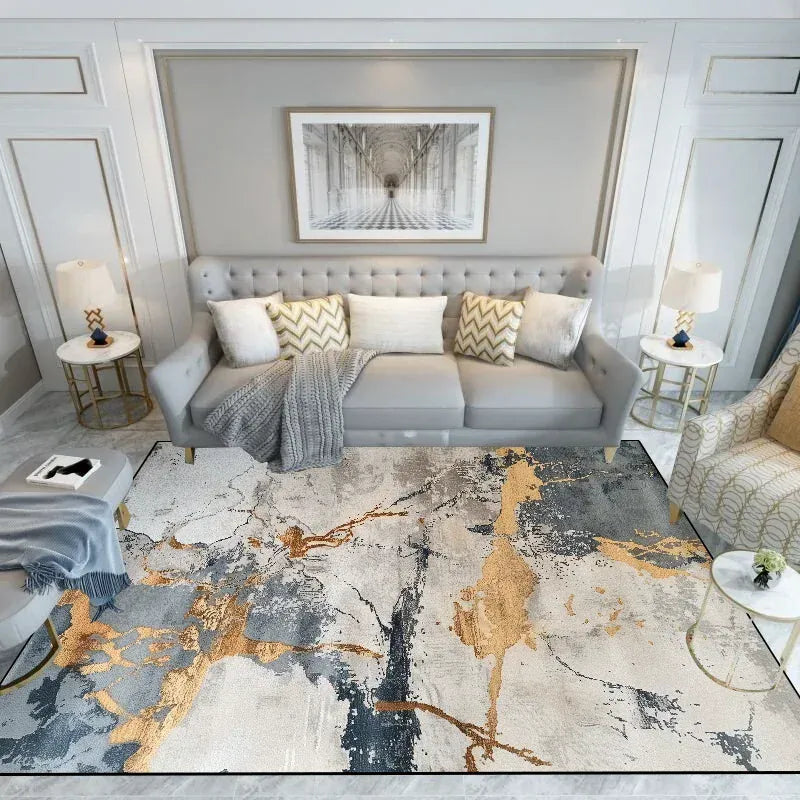 Canvanation CX046-Flannel-8 / 180x250cm 71x98in Tapis De Salon - Abstrait Moderne