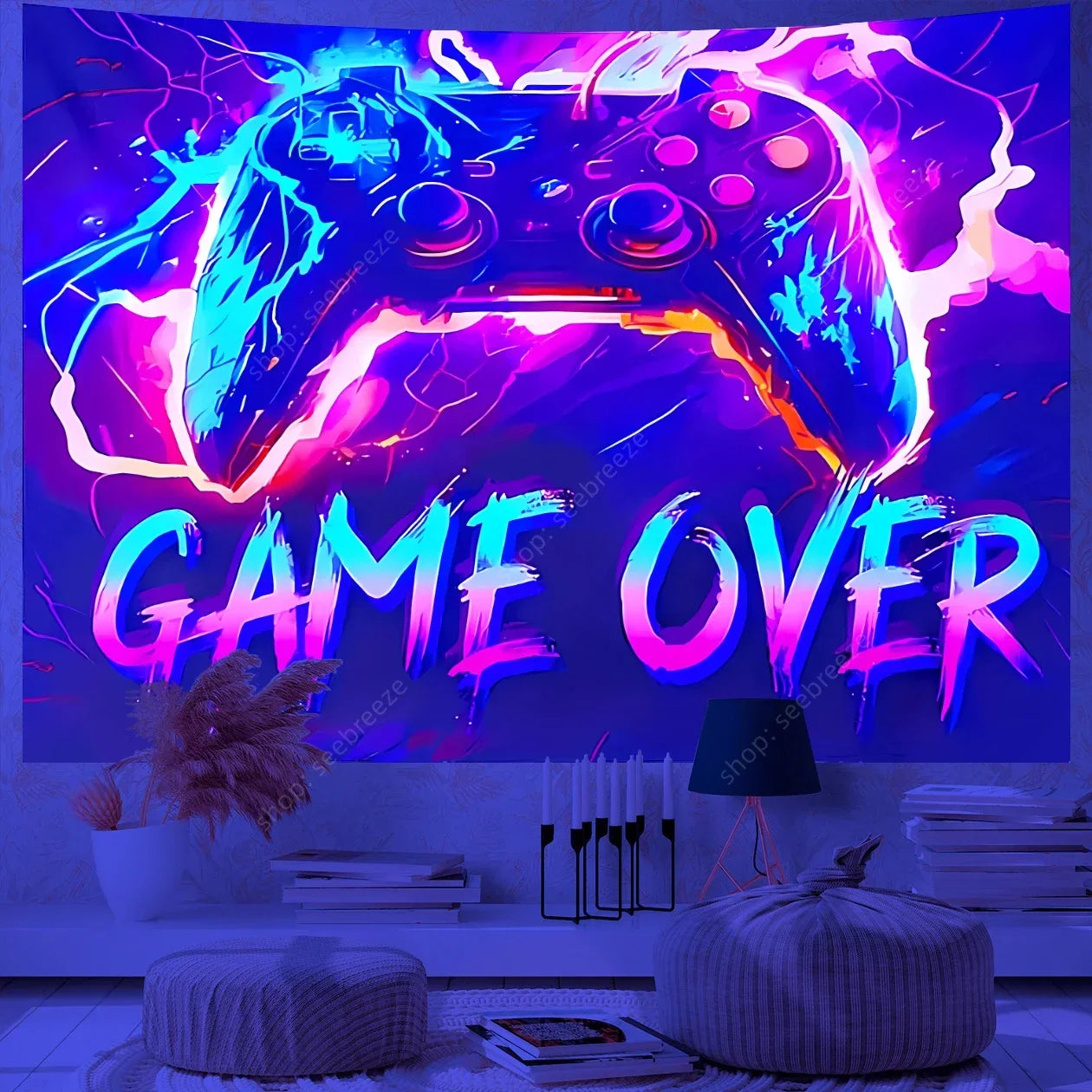 Tapisserie pour Chambre de Gamer - L'accessoire ultime pour une déco immersive 🎮