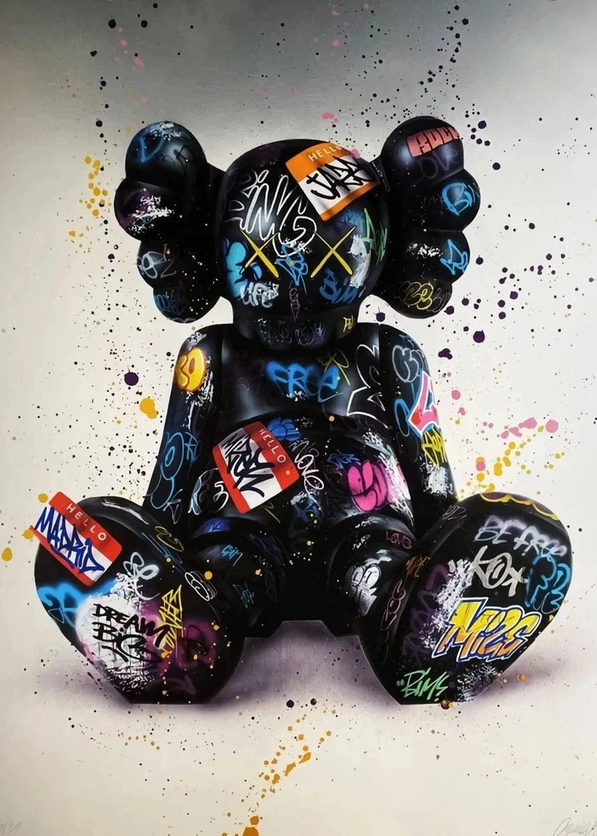 Poster Kaws Assis Graffiti