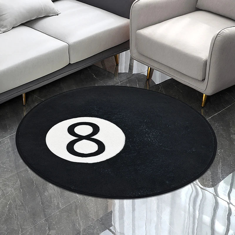 Tapis De Chambre - Boule de Billard 8