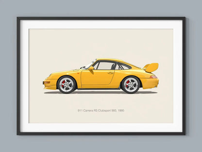 Affiche Voiture Carrera 993