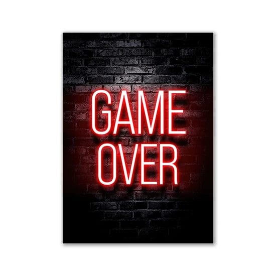 Canvanation Pattern14 / 30x40cm Affiche Chambre Gaming Zone