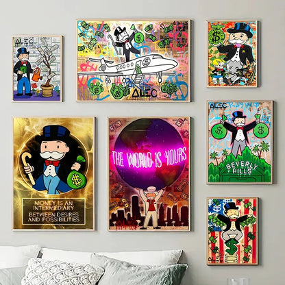 Affiche Alec Monopoly Millionaire