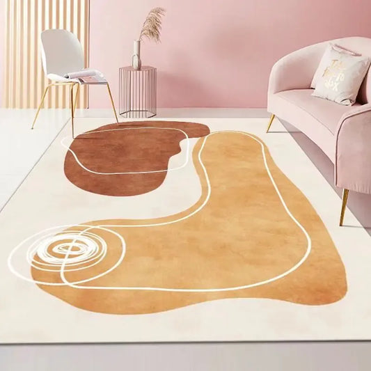 Canvanation FLANNEL-11 / 60x90cm door mat Tapis De Salon - Moderne Abstrait Ultra Doux