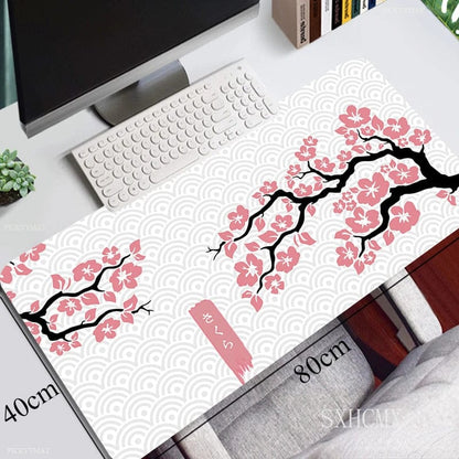 Canvanation ZZ-yinghua-006 / 900x400x2mm Tapis De Souris - Fleurs De Cerisier