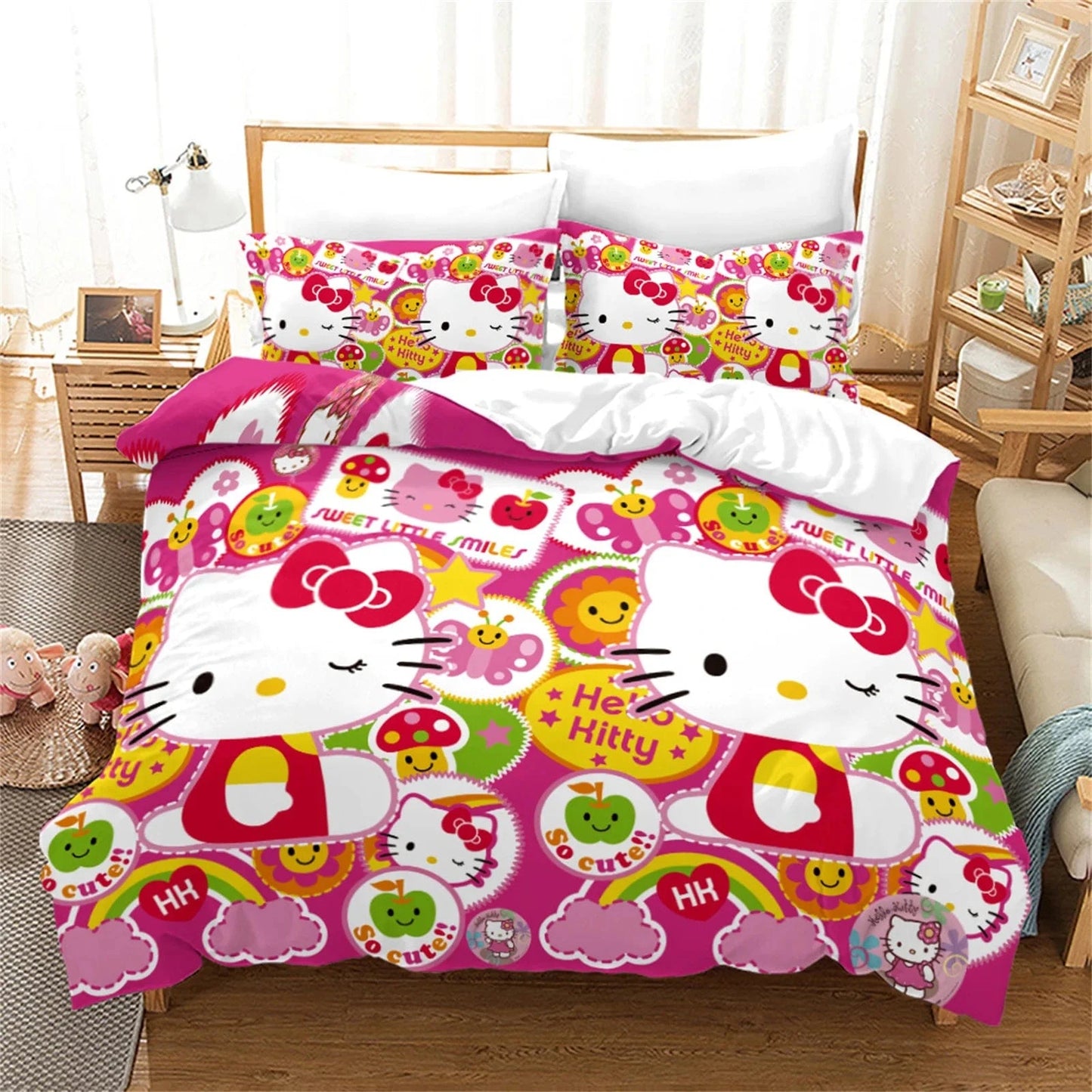 Canvanation 4 / 180x210cm Housse De Couette - Hello Kitty