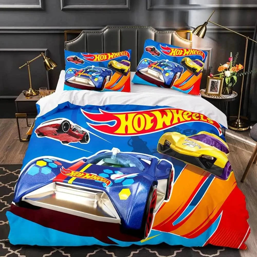 Canvanation 12 / US King 260x230 Cm Housse De Couette - Hot Wheel 3D