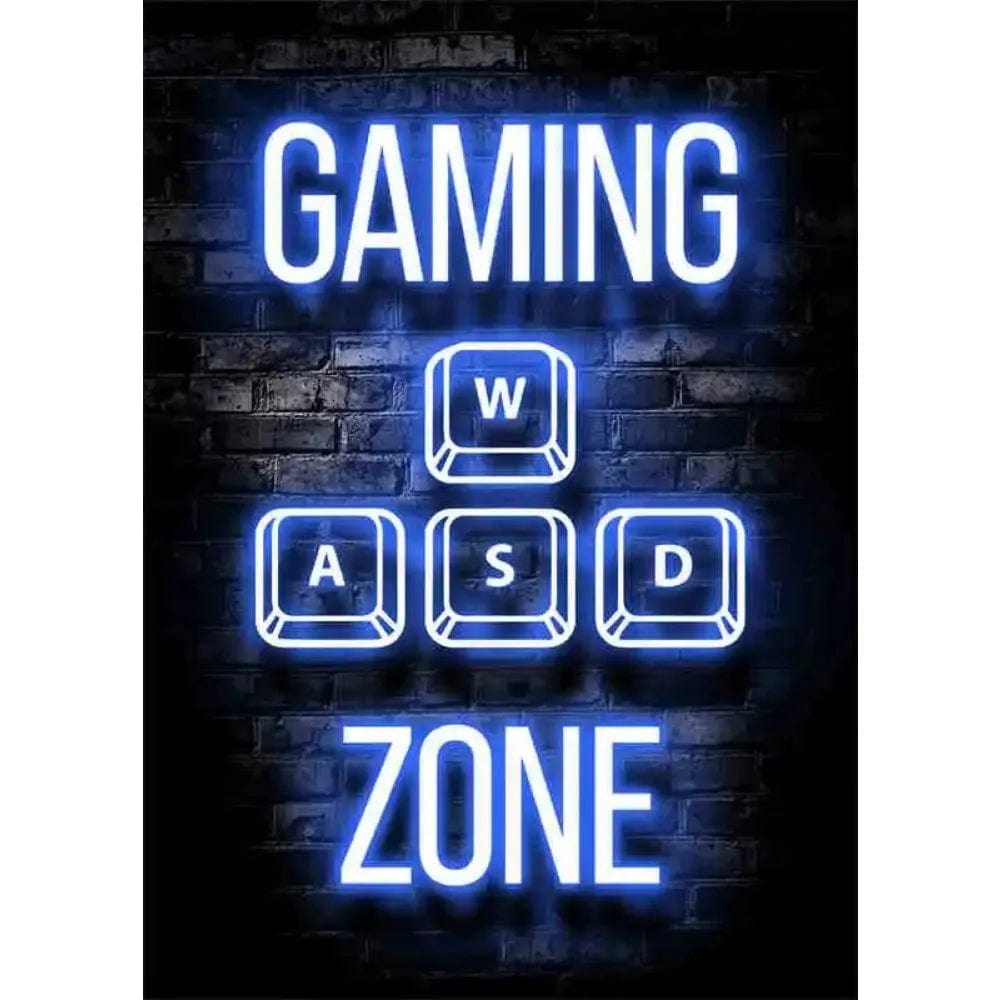 Affiche Neon Chambre Gaming