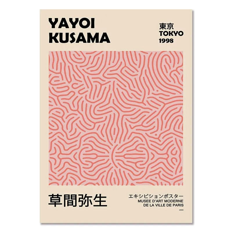 Canvanation 09 / 40x60cm Affiche Abstrait Yayoi Kusama