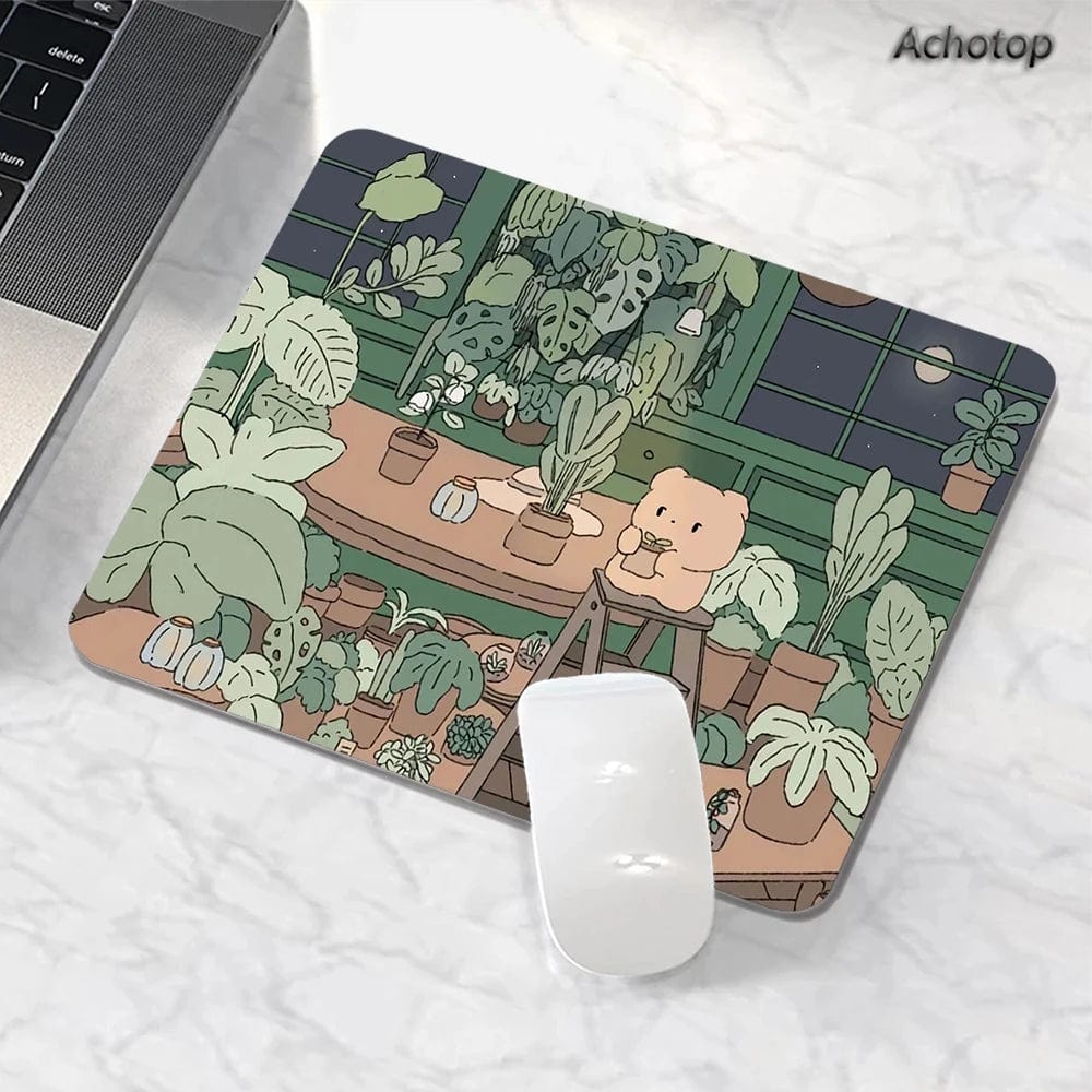 Canvanation Tapis De Souris - Kawaii Forêt Magnifique