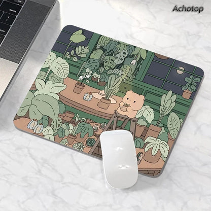 Canvanation Tapis De Souris - Kawaii Forêt Magnifique