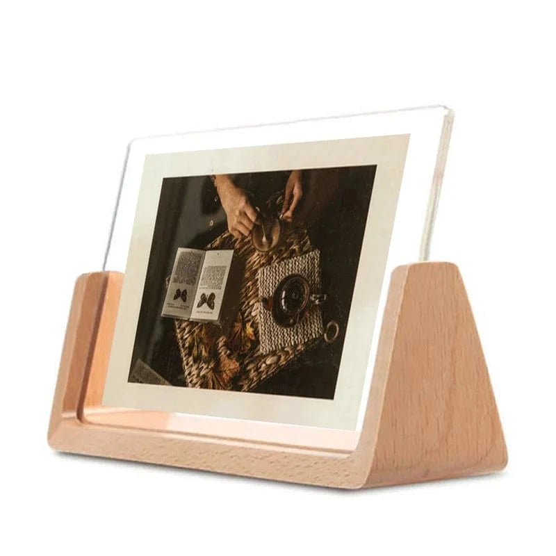 Canvanation Photo Horizontal / 13X18cm 7inch Cadre Photo en Bois avec Plexiglass Transparent