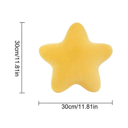 Canvanation Jaune / 30x30cm Coussin étoile