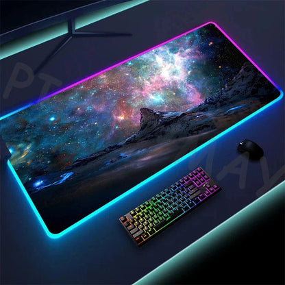 Canvanation SPA001 (40) / 400x900x3mm Tapis De Souris - Univers RGB Gaming