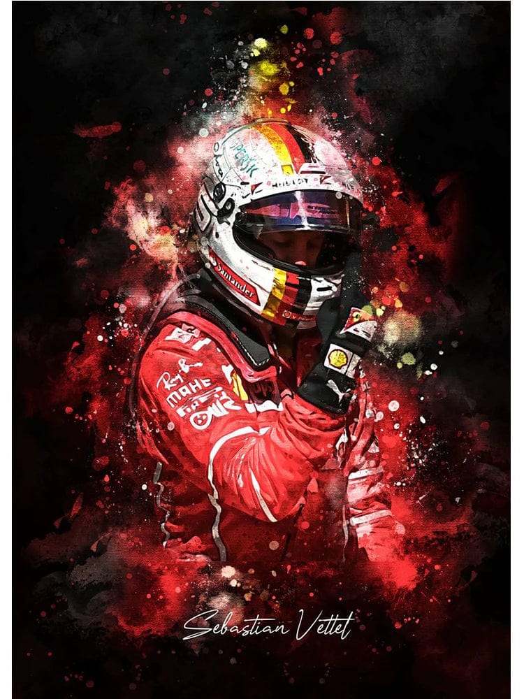 Canvanation Y / 40x60cm Poster F1 Formule 1 Course Legendes