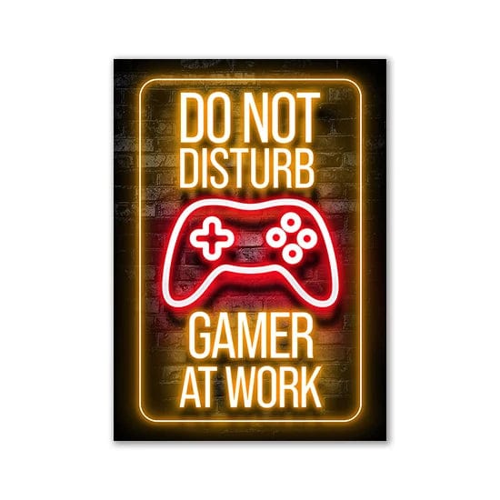 Canvanation Pattern23 / 30x40cm Affiche Chambre Gaming Zone