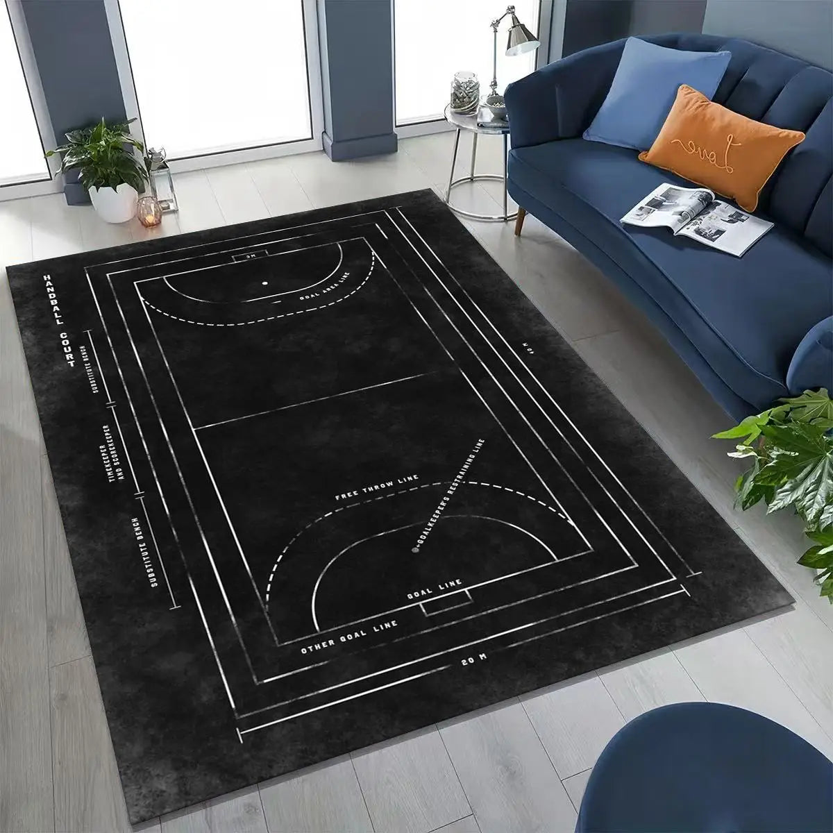 Canvanation 22 / 120x160cm( 47x62in ) Tapis De Chambre - 3D Terrain De Football Stade