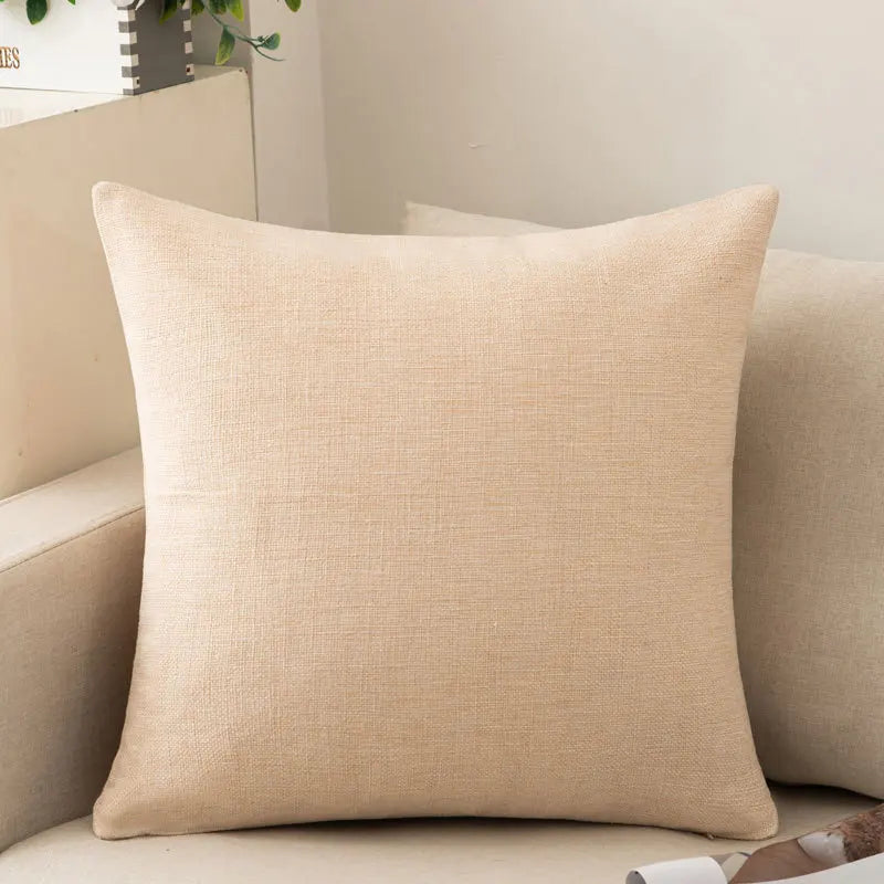 Canvanation Beige / 50x50cm Coussin Scandinave – Élégance et Confort