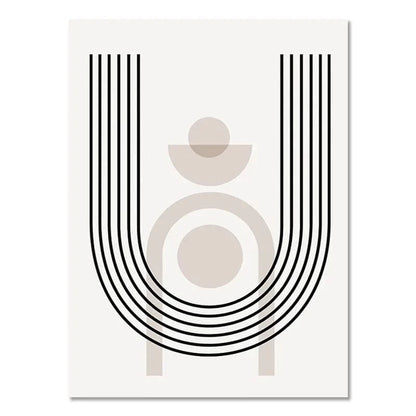 Canvanation 21x30cm / Su11 Affiche Bohème Noir Et Blanc