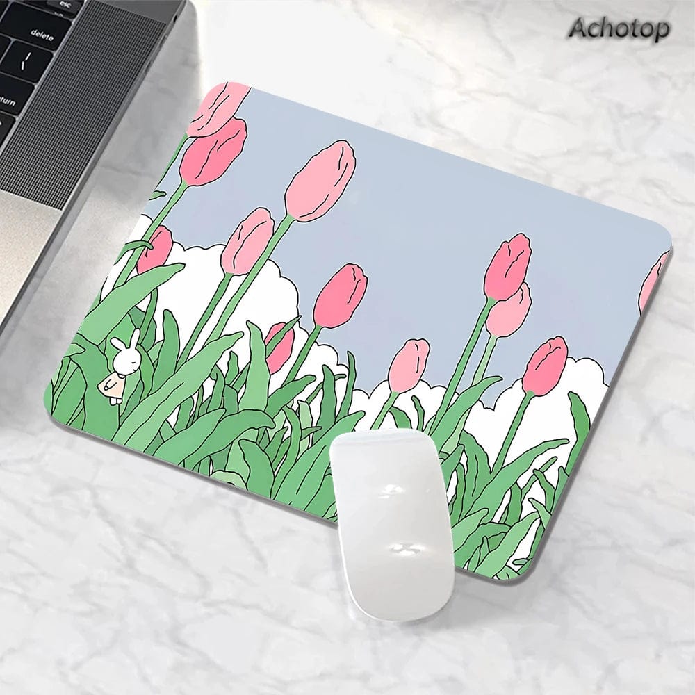 Canvanation Flower LY005523 (11) / 18x22cm Tapis De Souris - Kawaii Forêt Magnifique