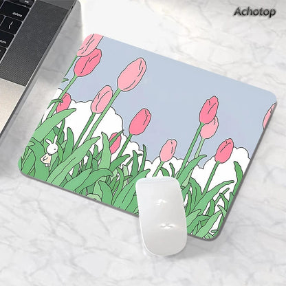 Canvanation Flower LY005523 (11) / 18x22cm Tapis De Souris - Kawaii Forêt Magnifique