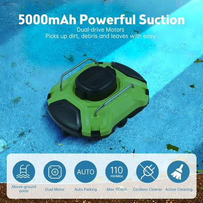 Canvanation Electrique / france Nettoyeur de piscine robotisé sans fil 30W