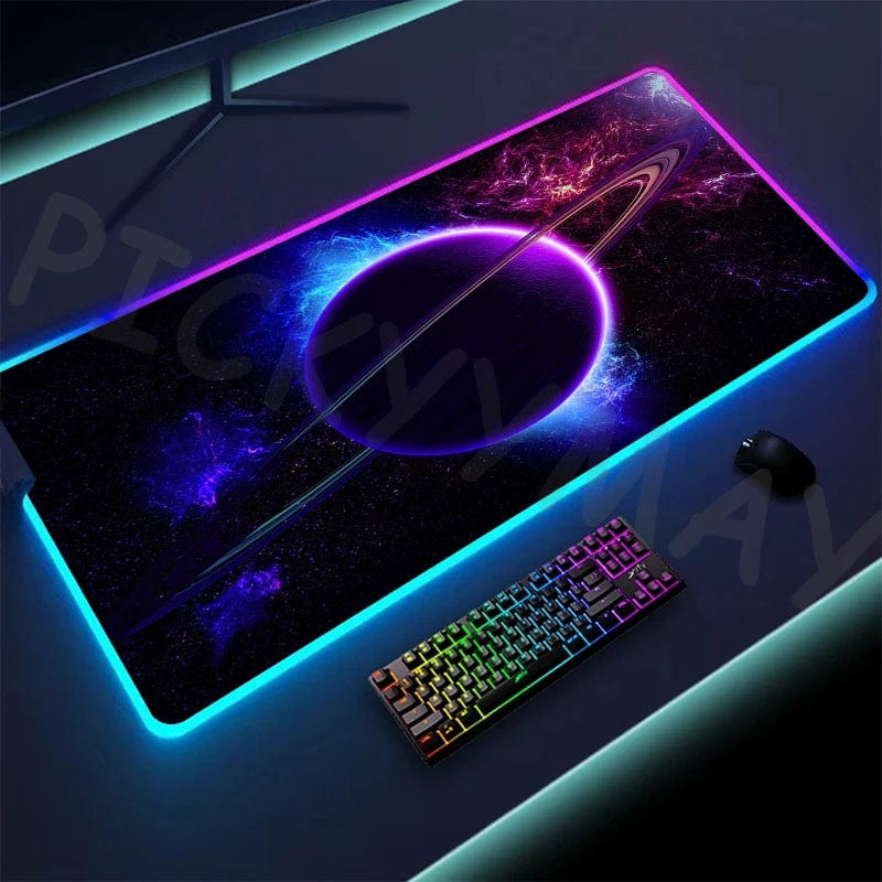 Canvanation SPA001 (1) / 400x900x3mm Tapis De Souris - Univers RGB Gaming