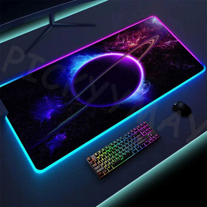 Canvanation SPA001 (1) / 400x900x3mm Tapis De Souris - Univers RGB Gaming