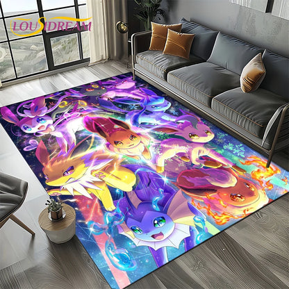 Tapis De Chambre - Pokemon Pikachu 3D