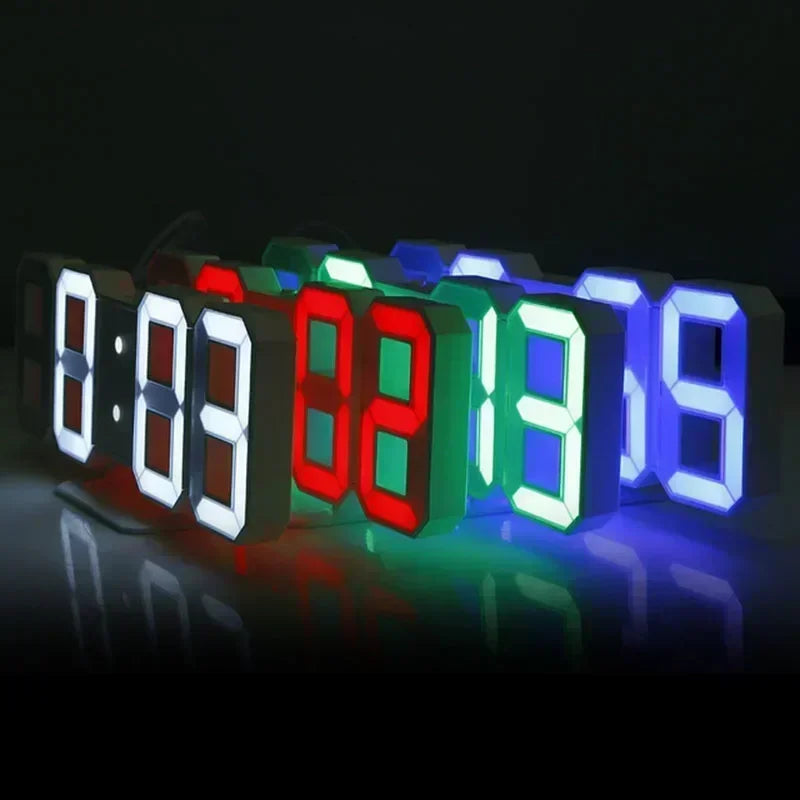 Horloge Numérique LED 3D