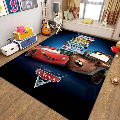 Tapis De Chambre - Cars Lightning Mcqueen