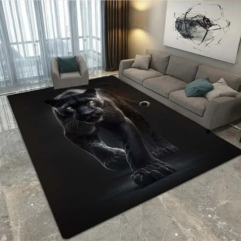 Tapis De Chambre - 3D Black Panther