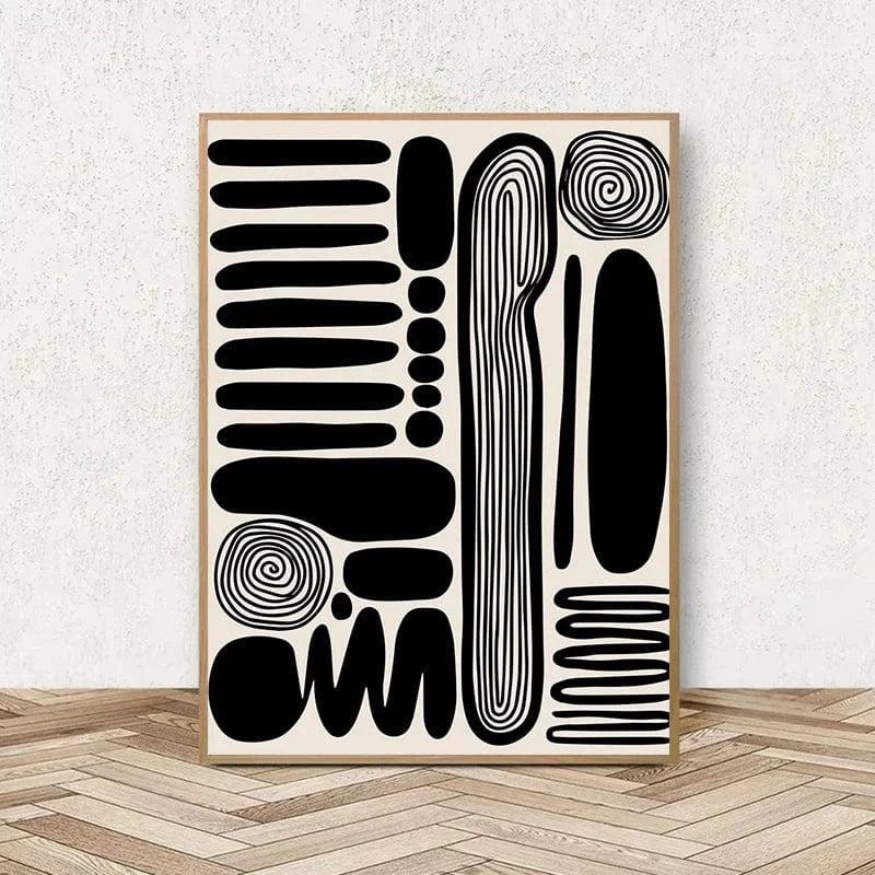 Canvanation Affiche Abstrait Japonais