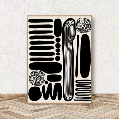 Canvanation Affiche Abstrait Japonais