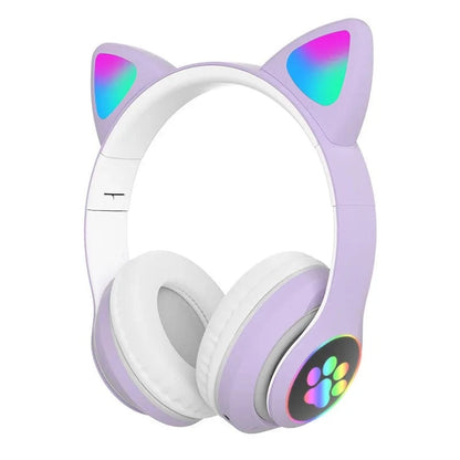 Canvanation Violet / CHINA Casque Oreilles de Chat LED