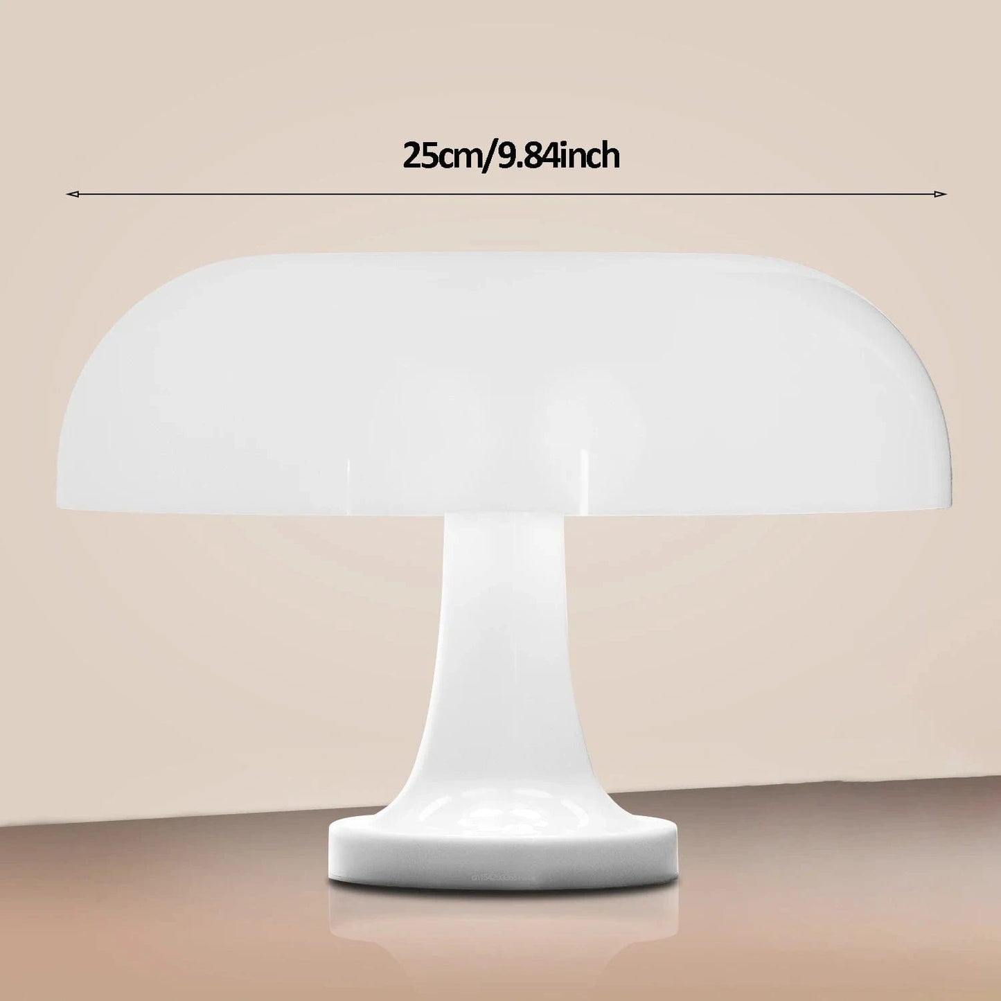 Canvanation Blanc 25cm-9.84in / Usb Lampe de Chevet LED Moderne en PVC – Dimmable, Rechargeable, Design Minimaliste