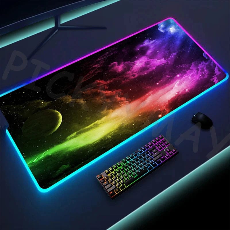 Canvanation SPA001 (35) / 400x900x3mm Tapis De Souris - Univers RGB Gaming
