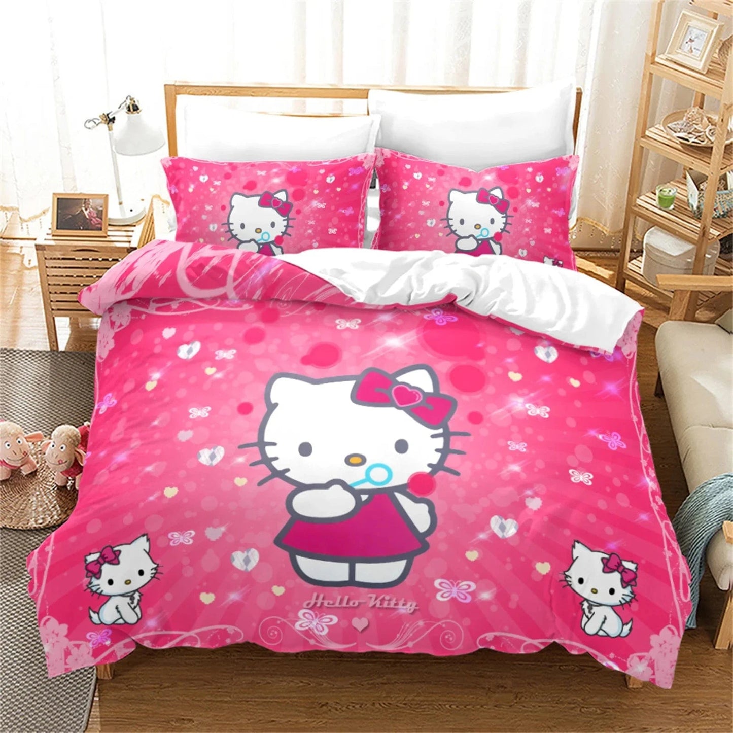 Canvanation 5 / 180x210cm Housse De Couette - Hello Kitty