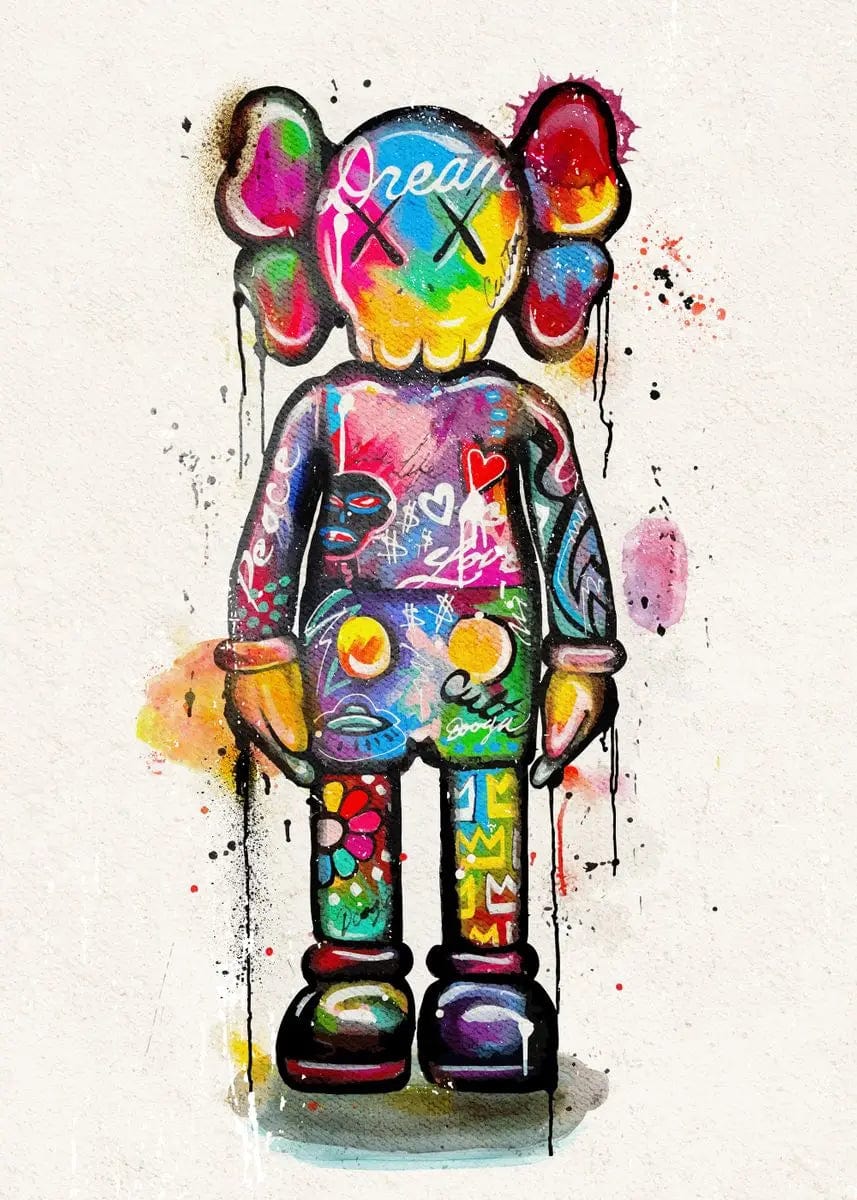 Poster Kaws Dream Street Art