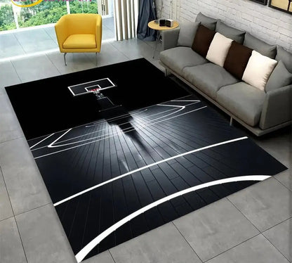 Canvanation 6 / 120x160cm Tapis De Chambre - Terrain De Basketball