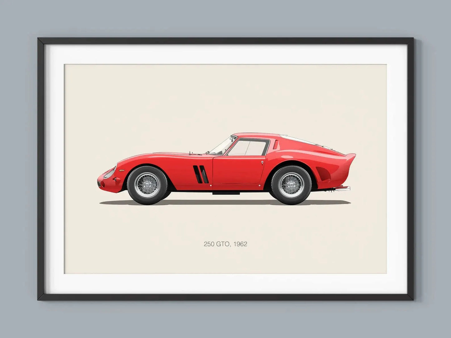 Affiche voiture 250 GTO