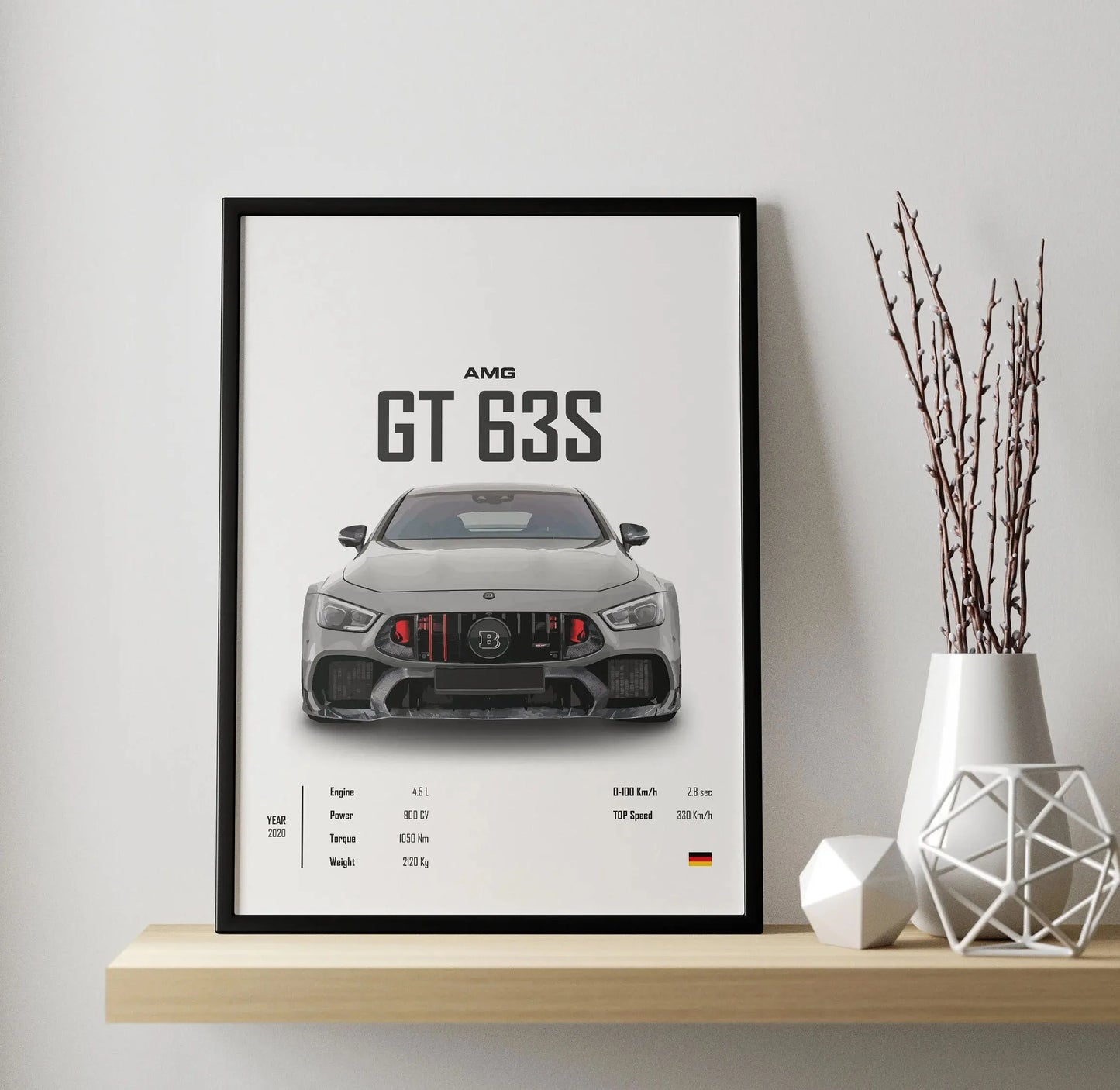 Affiche Voiture Luxe Sports Supercar