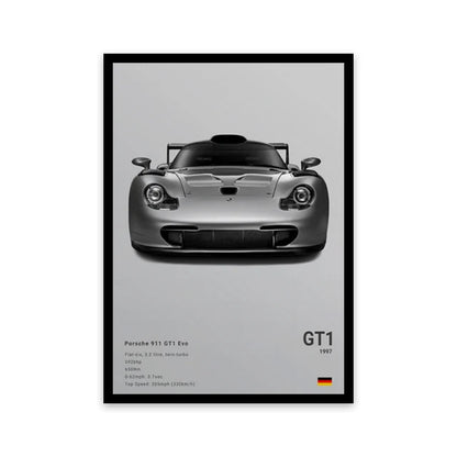 Affiche Voiture Sportif  R8 RS3 M3 M5