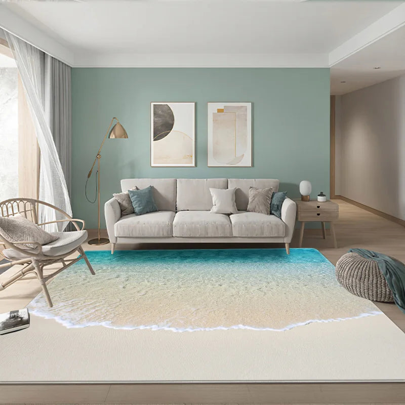 Tapis De Chambre - 3D Thème Mer